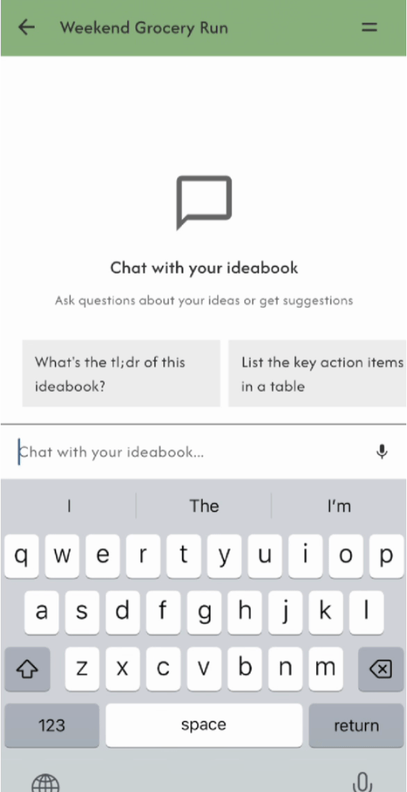 AI Chat Interface