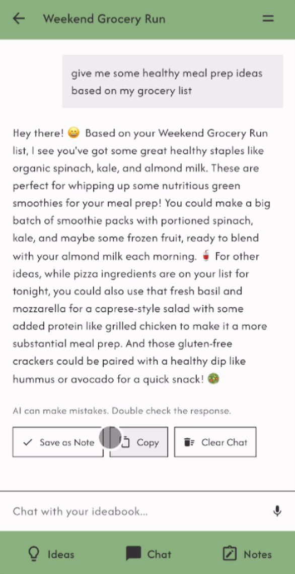 Save your favorite prompt